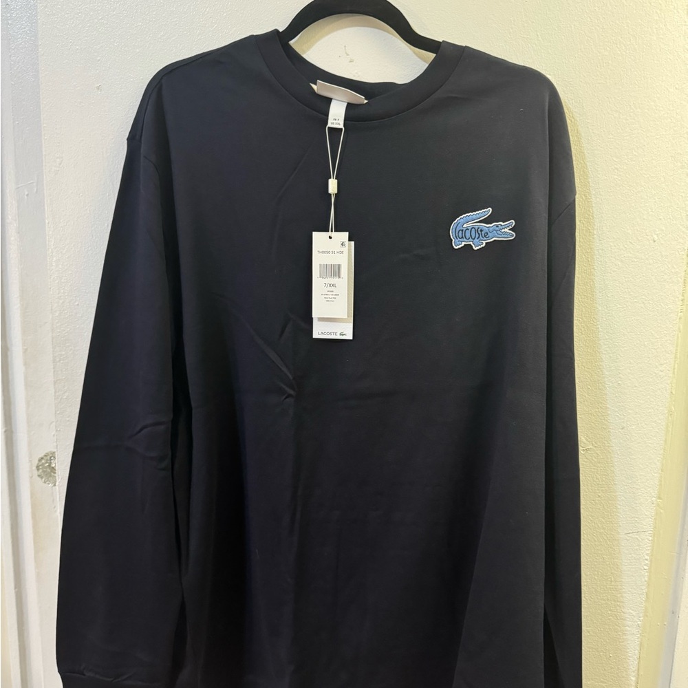 Lacoste Blue's Black Long Sleeve Shirt
